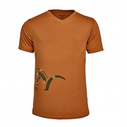 BLASER Logo V-T-Shirt Burned Orange - triko