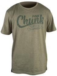 FOX Chunk Stonewash Olive T-Shirt - triko