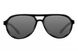 KORDA Sunglasses Aviator Mat Black Frame/Grey Lens - polarizan okuliare