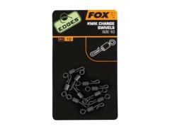 FOX EDGES Kwik Change Swivel Size 7 - obratlky 10ks