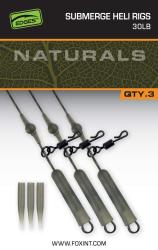 FOX Naturals Submerged Heli Rigs 30lb x3 - hotov monte