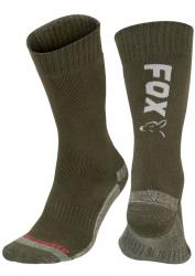 FOX Green/Silver Thermolite Socks - ponoky