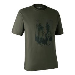DEERHUNTER T-shirt with Shield - poovncke triko