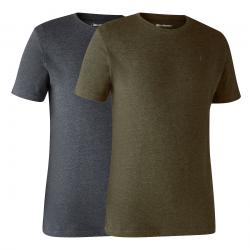 DEERHUNTER Basic 2-pack T-Shirt - trik dvojbalenie