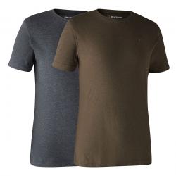 DEERHUNTER Basic 2-pack T-Shirt - trik dvojbalenie